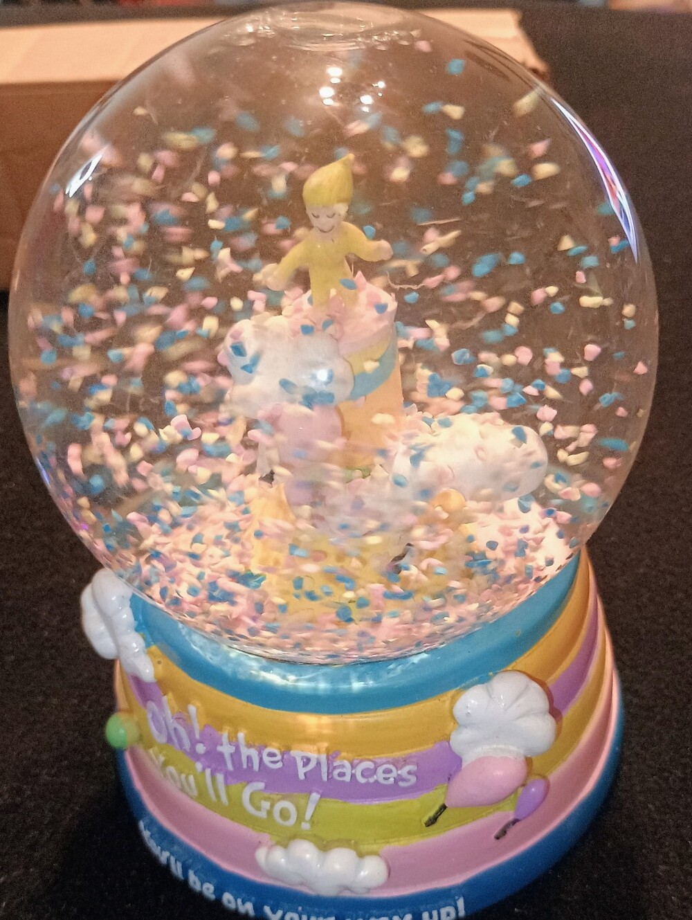 Dr. Seuss Musical, 'Oh, the Places You'll Go!' Colorful Snow Globe